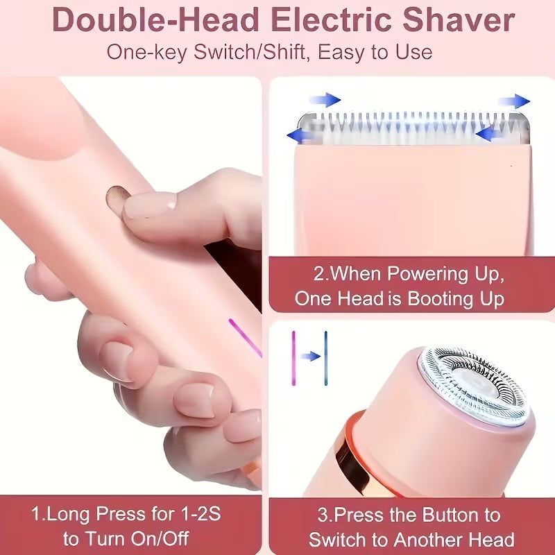 2-in-1 Electric Body Shaver for Women | Wet & Dry