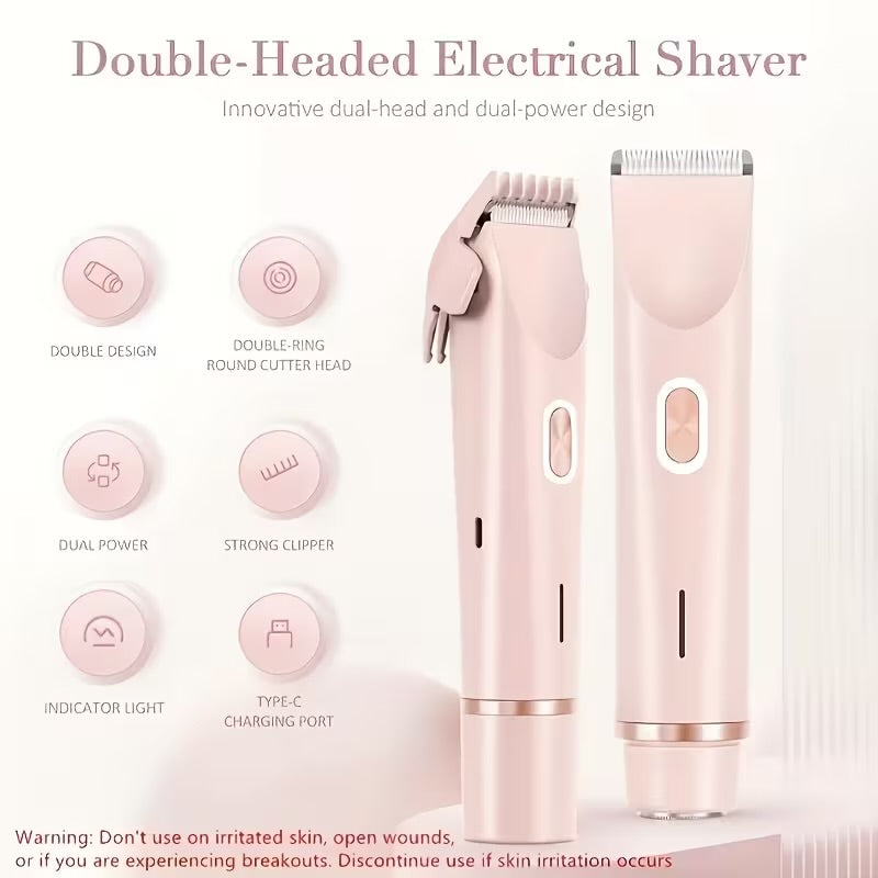 2-in-1 Electric Body Shaver for Women | Wet & Dry